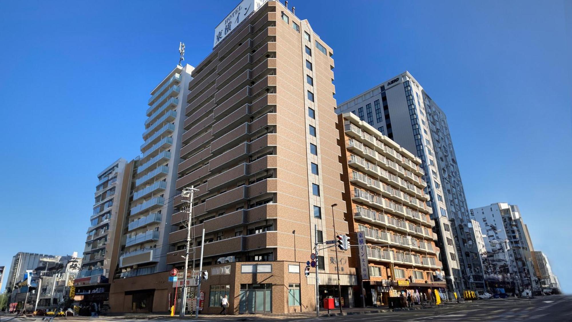 Toyoko Inn Hokkaido Sapporo-Eki Nishi-Guchi Hokudai Mae Exteriör bild
